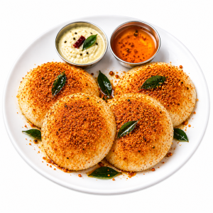 Chitti ghee podi idly